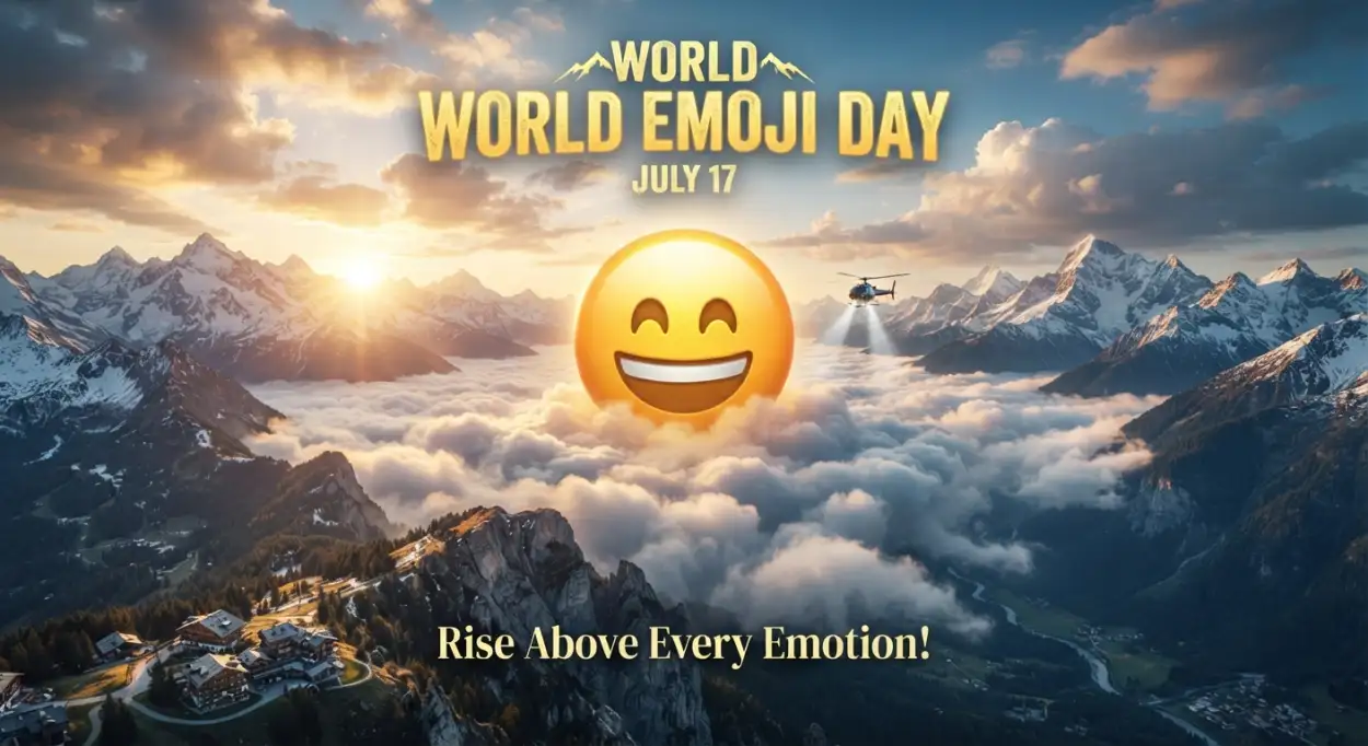 Free Download World Emoji Day Captions - High Quality World Emoji Day 2026 Image
