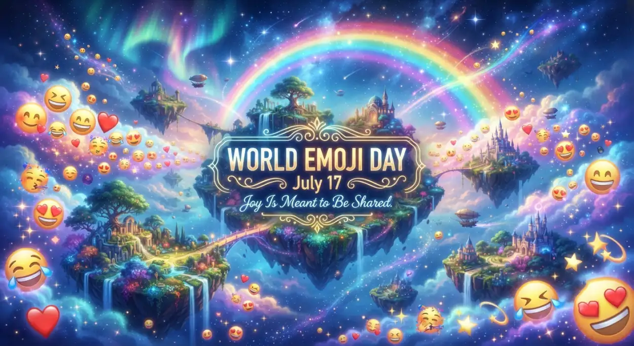 Free Download World Emoji Day Community Event Poster - High Quality World Emoji Day Poster 2026 Image