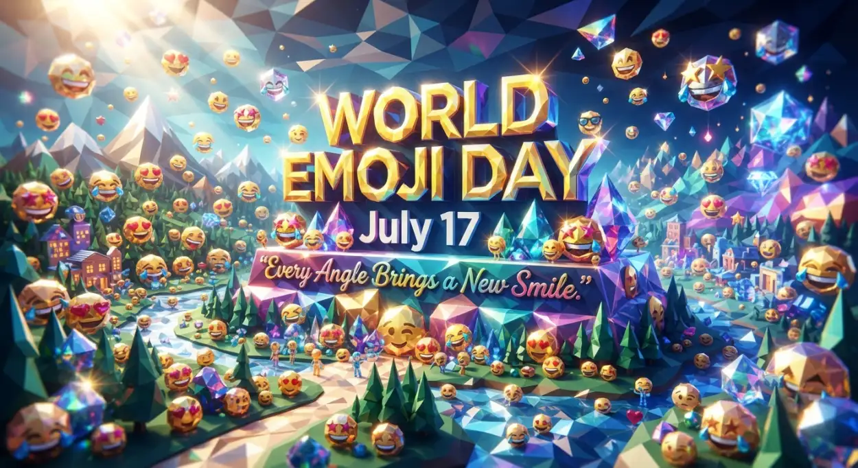 Free Download World Emoji Day Event Banner Poster - High Quality World Emoji Day Poster 2026 Image