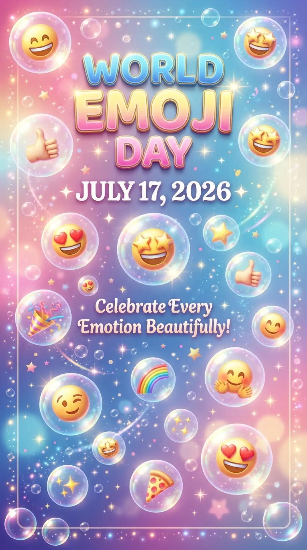 Free Download World Emoji Day Invitation Ideas - High Quality World Emoji Day 2026 Image
