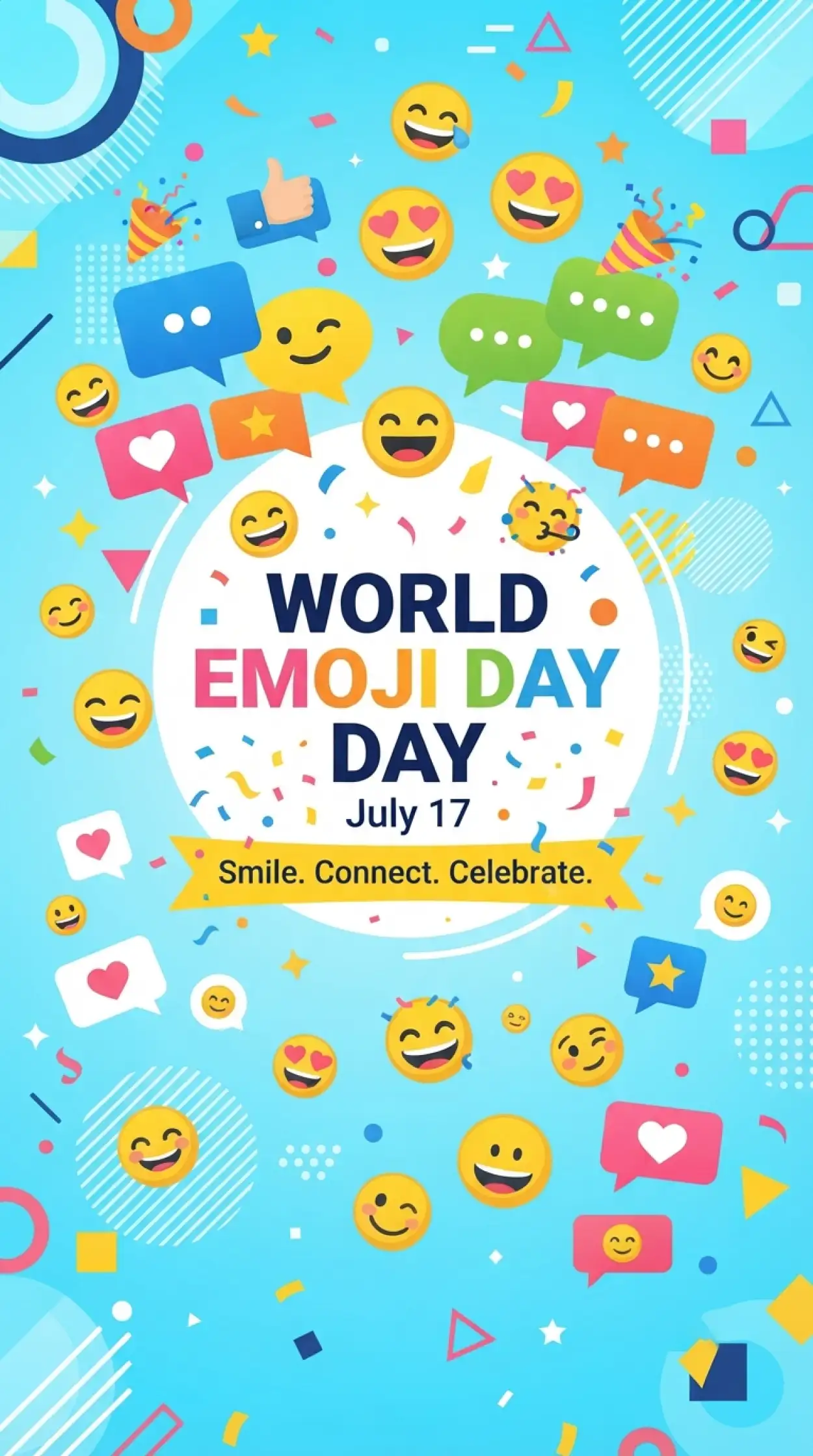 Free Download World Emoji Day Poster For Businesses - High Quality World Emoji Day Poster 2026 Image