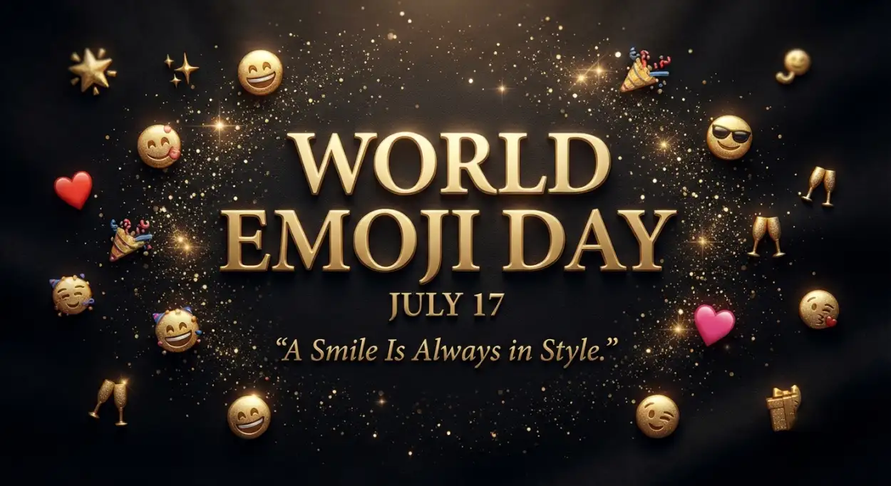Free Download World Emoji Day Poster Template Free - High Quality World Emoji Day Poster 2026 Image