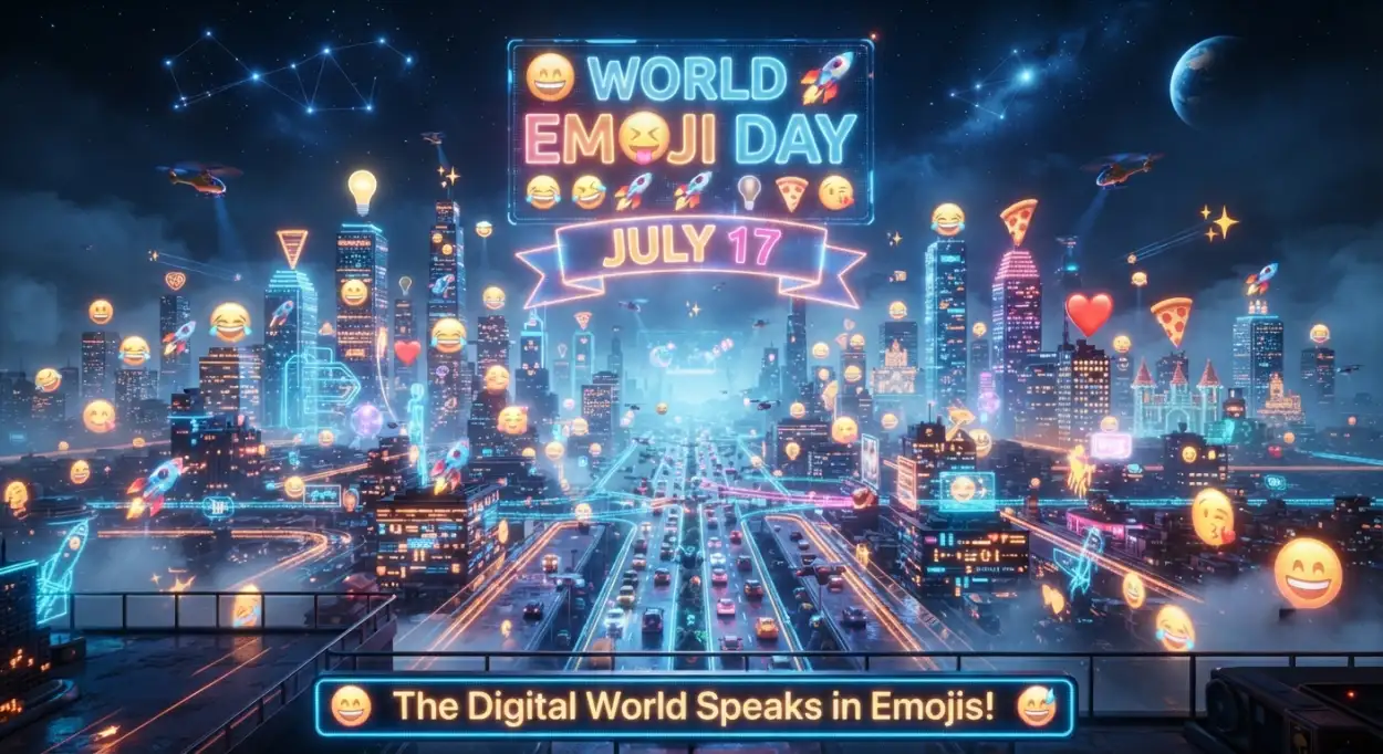 Free Download World Emoji Day Presentation - High Quality World Emoji Day 2026 Image