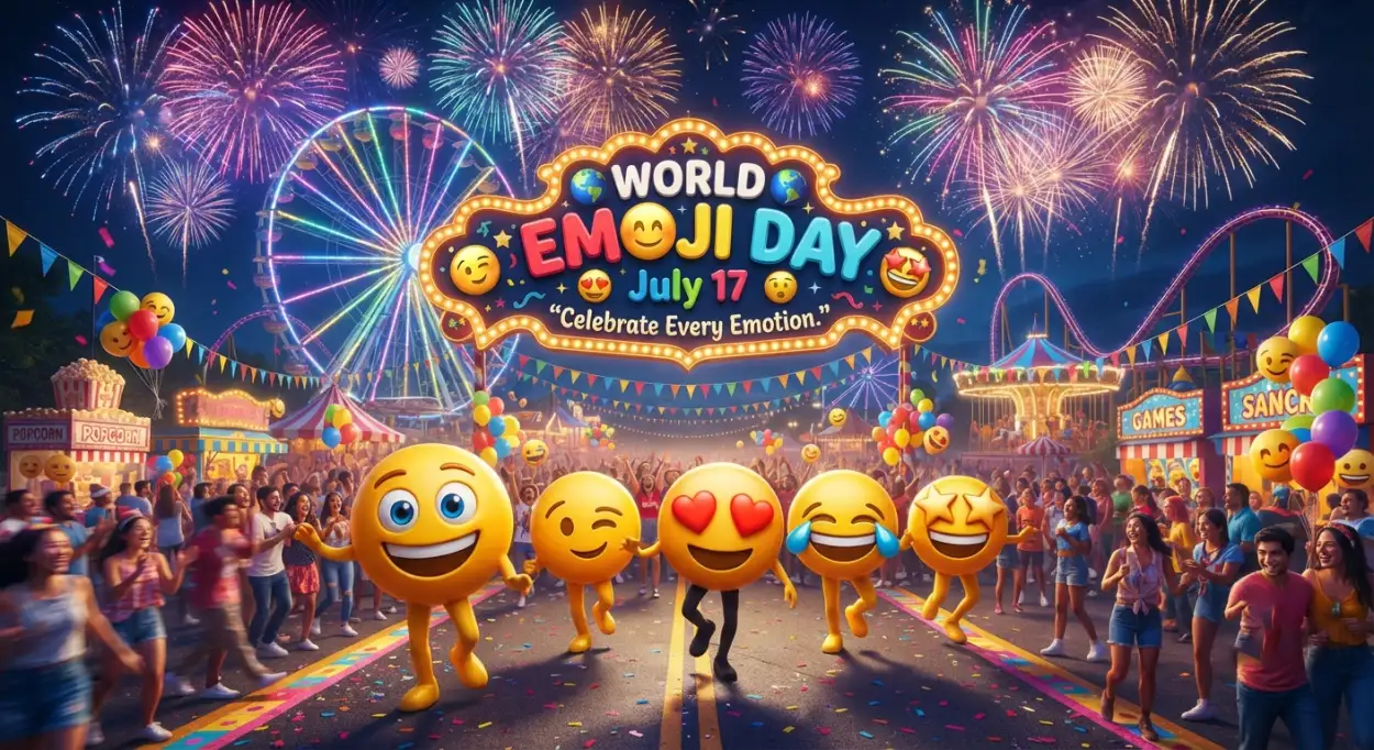 Free Download World Emoji Day Promotional Poster - High Quality World Emoji Day Poster 2026 Image