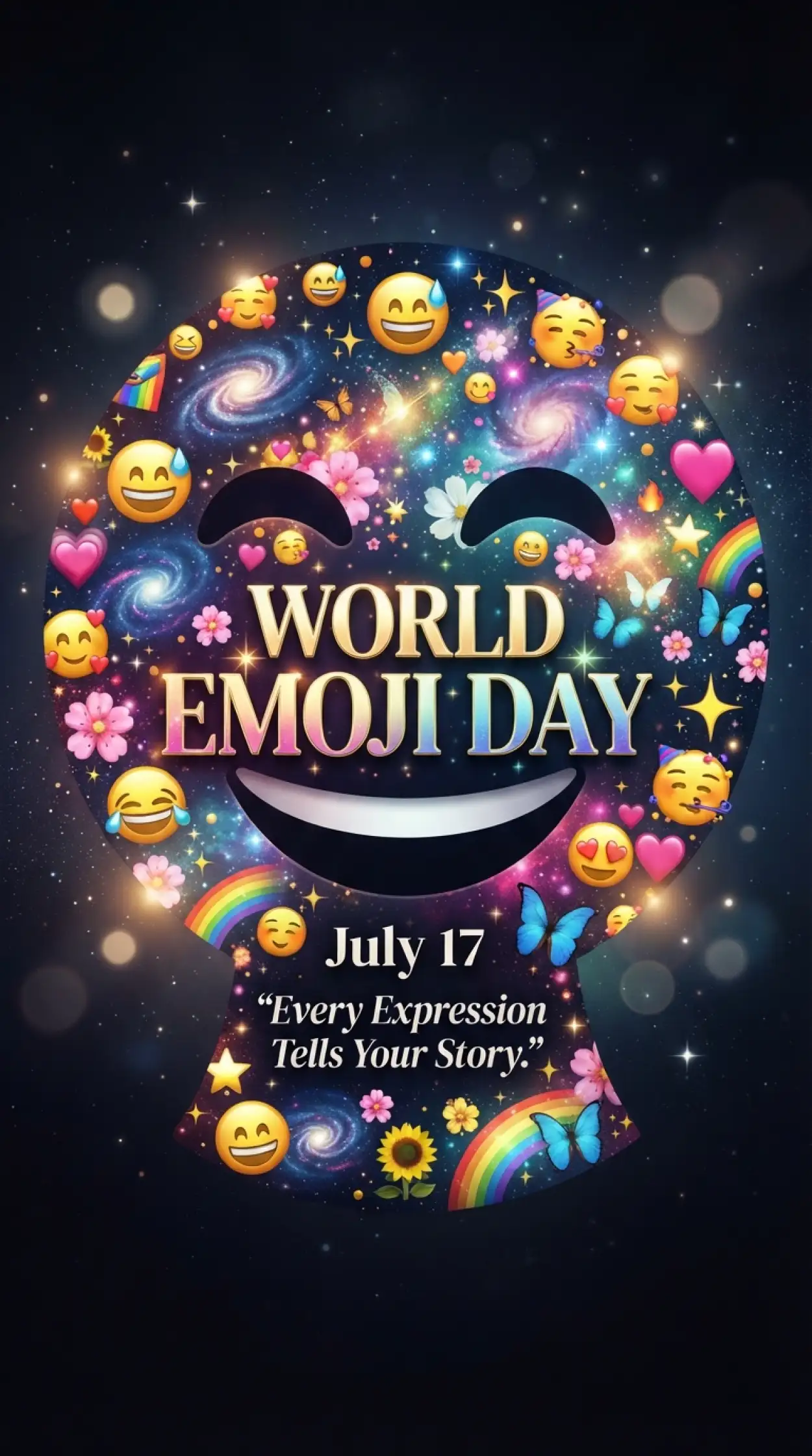 Free Download World Emoji Day Social Media Poster - High Quality World Emoji Day Poster 2026 Image