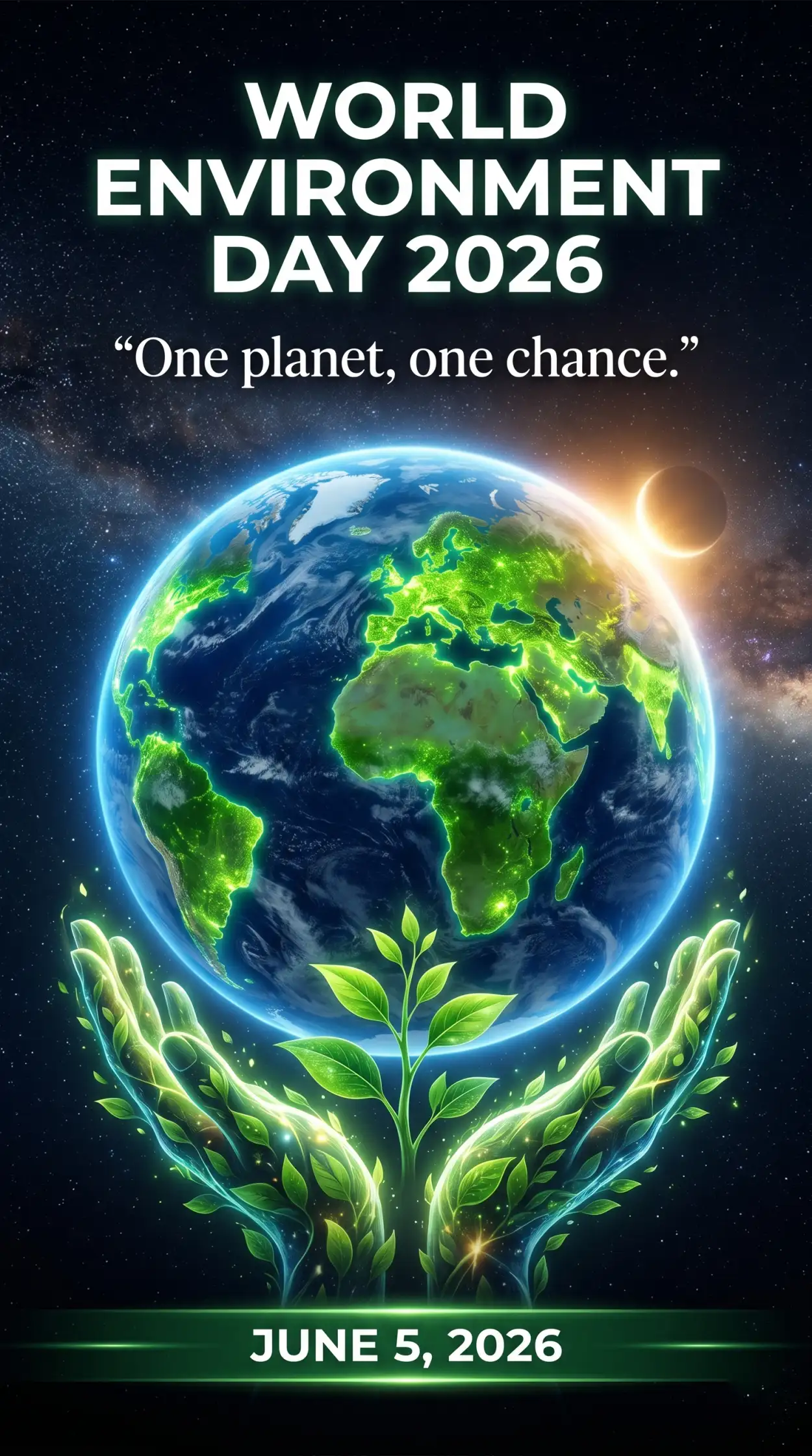 Free Download World Environment Day 2026 Beautiful Nature Quotes - High Quality World Environment Day 2026 Image