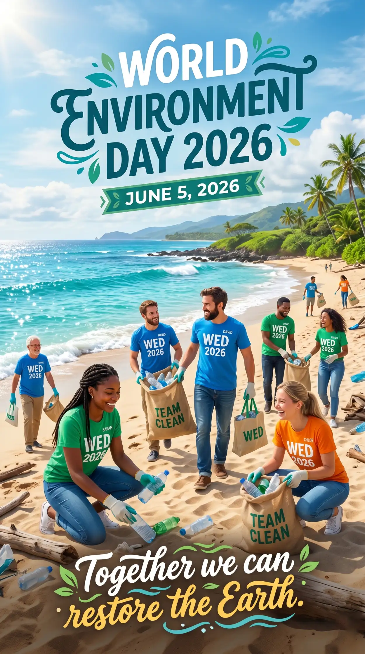 Free Download World Environment Day 2026 Climate Action Awareness - High Quality World Environment Day 2026 Image