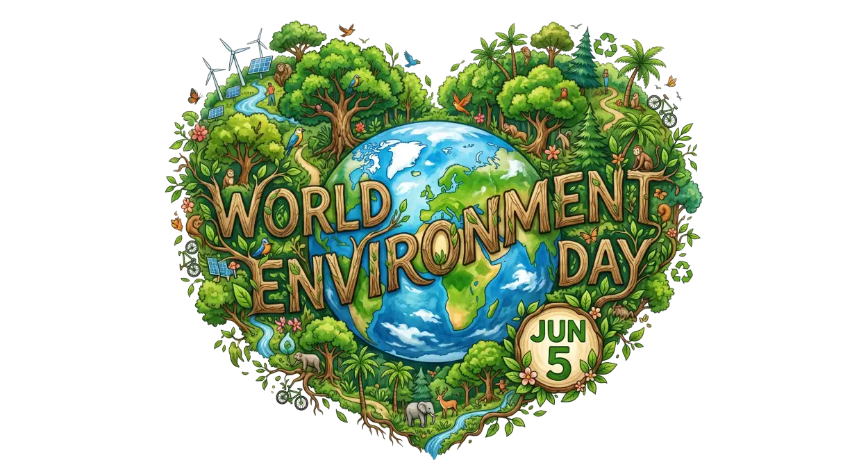 Free Download World Environment Day 2026 Clipart Png - High Quality World Environment Png Transparent Background Transparent PNG
