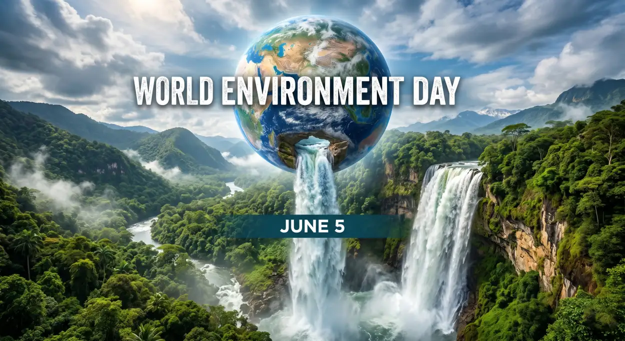 Free Download World Environment Day 2026 Eco Awareness Social Post - High Quality World Environment Day 2026 Image