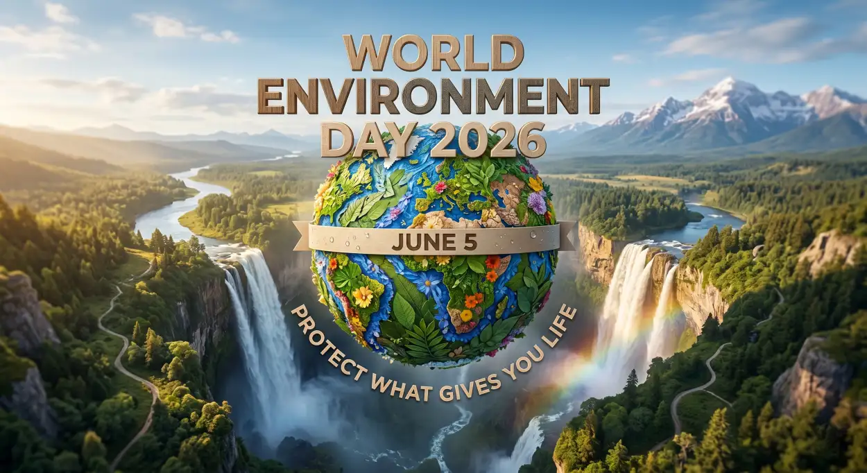 Free Download World Environment Day 2026 Environment Protection Instagram Post - High Quality World Environment Day Poster Ideas 2026 Image
