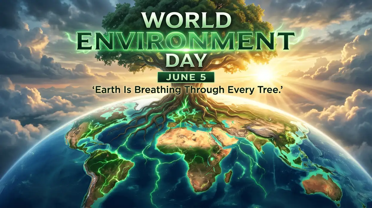 Free Download World Environment Day 2026 Environmental Quotes Social Media Post - High Quality World Environment Day Poster Ideas 2026 Image