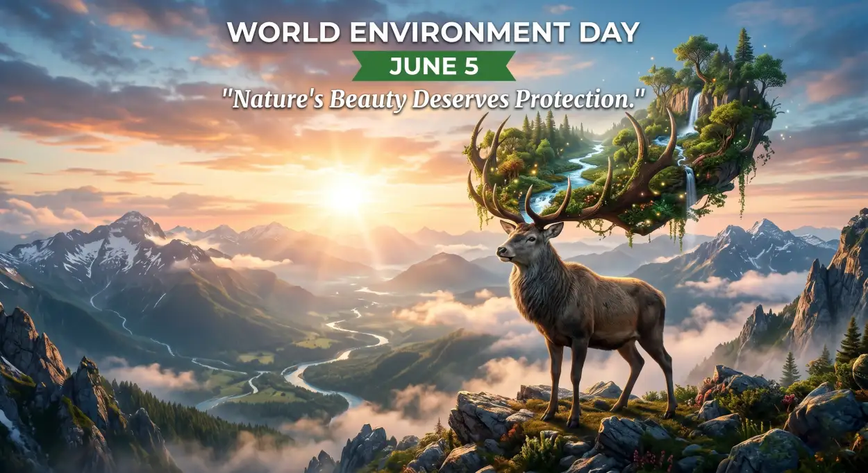 Free Download World Environment Day 2026 Nature Conservation Theme - High Quality World Environment Day Theme 2026 Image