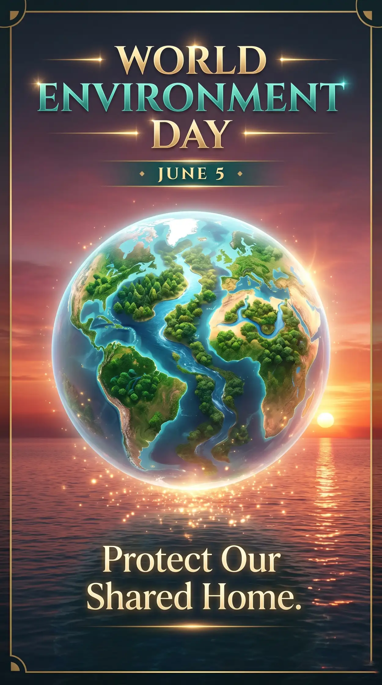 Free Download World Environment Day 2026 Poster Inspiration - High Quality World Environment Day Poster Ideas 2026 Image