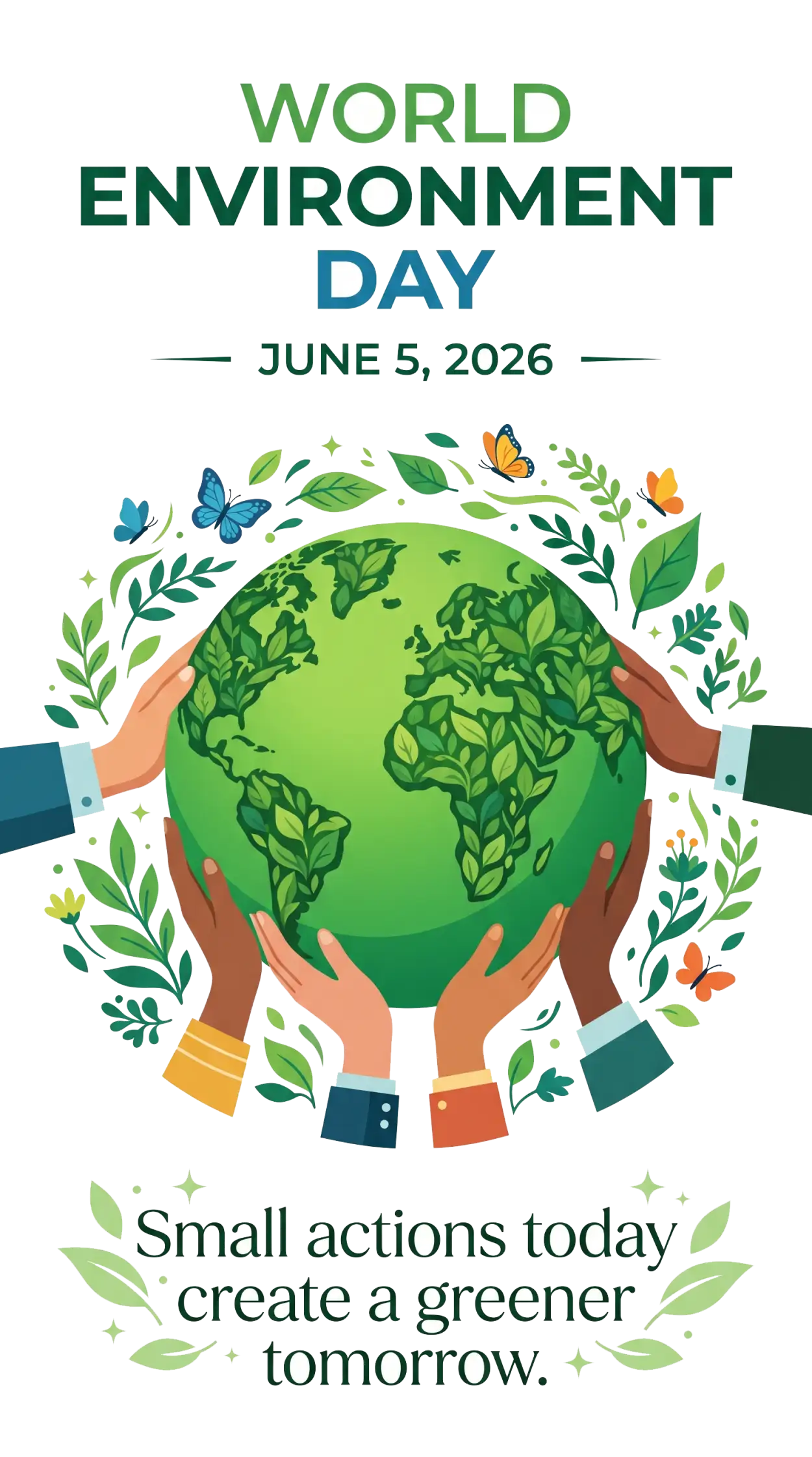 Free Download World Environment Day 2026 Poster Png - High Quality World Environment Png Transparent Background Transparent PNG