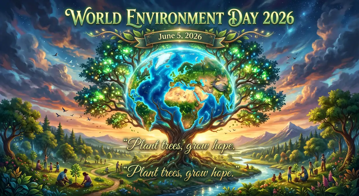 Free Download World Environment Day 2026 Social Awareness Images - High Quality World Environment Day 2026 Image