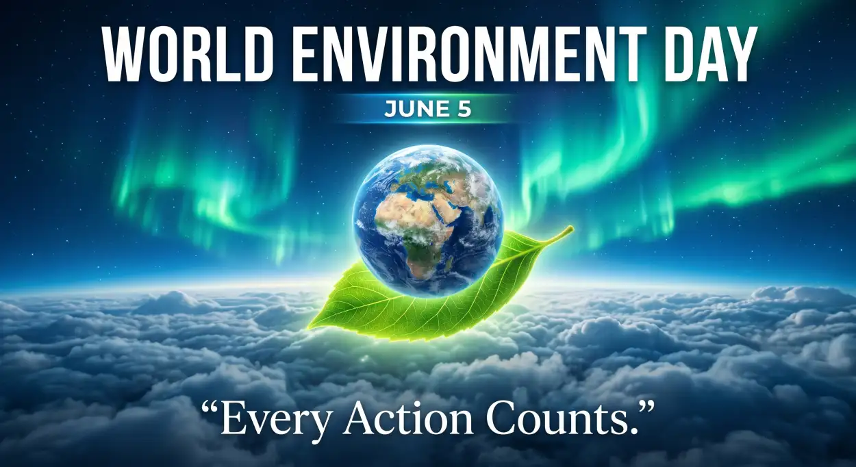 Free Download World Environment Day 2026 Social Media Campaign Graphics - High Quality World Environment Day Poster Ideas 2026 Image