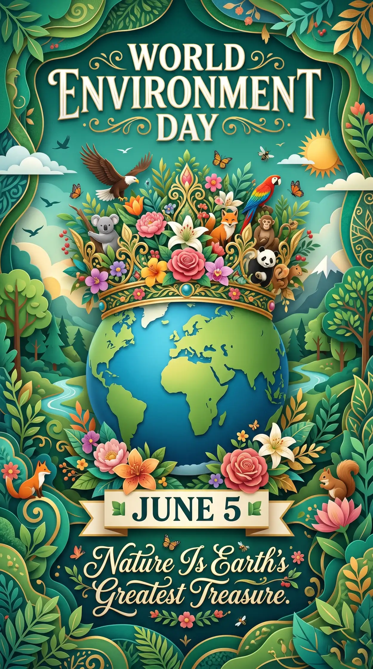 Free Download World Environment Day 2026 Social Media Post Download - High Quality World Environment Day Theme 2026 Image