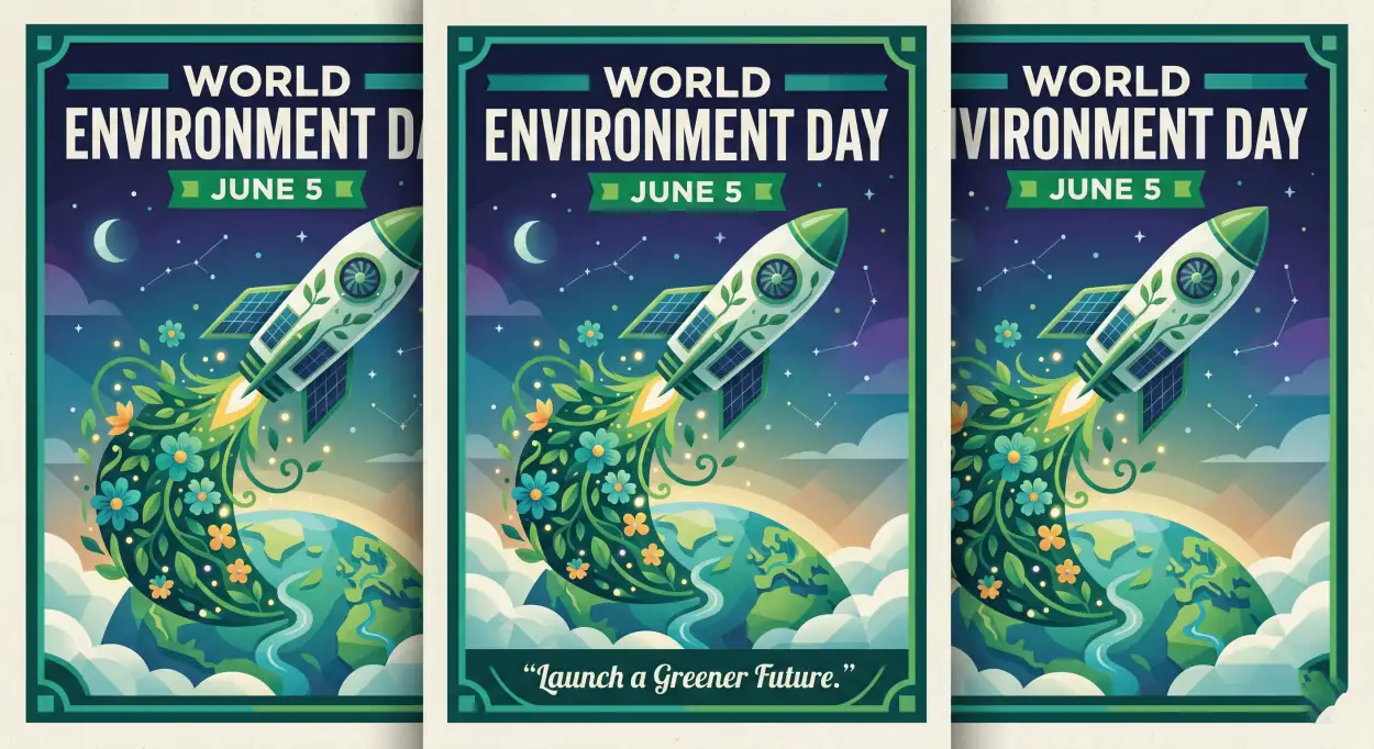 Free Download World Environment Day 2026 Theme Brochure Design - High Quality World Environment Day Theme 2026 Image