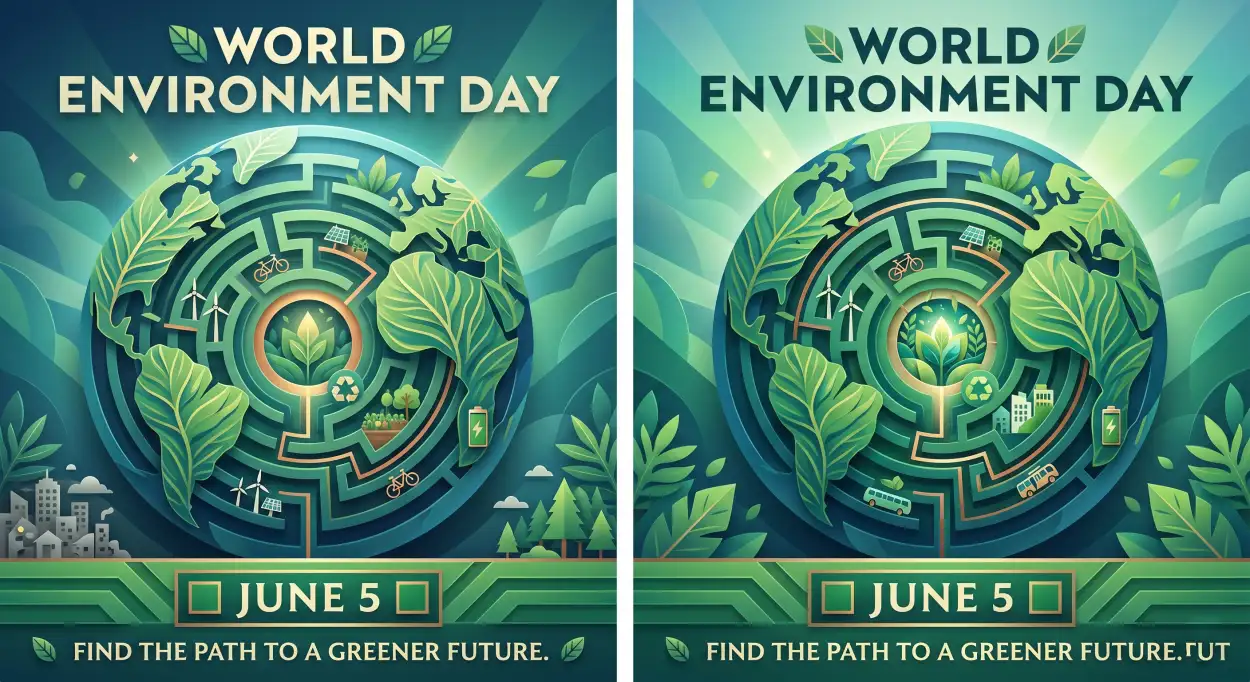 Free Download World Environment Day 2026 Theme Flyer Design - High Quality World Environment Day Theme 2026 Image