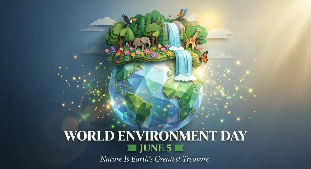 Free Download World Environment Day 2026 Theme For Essay Writing - High Quality World Environment Day Theme 2026 Image