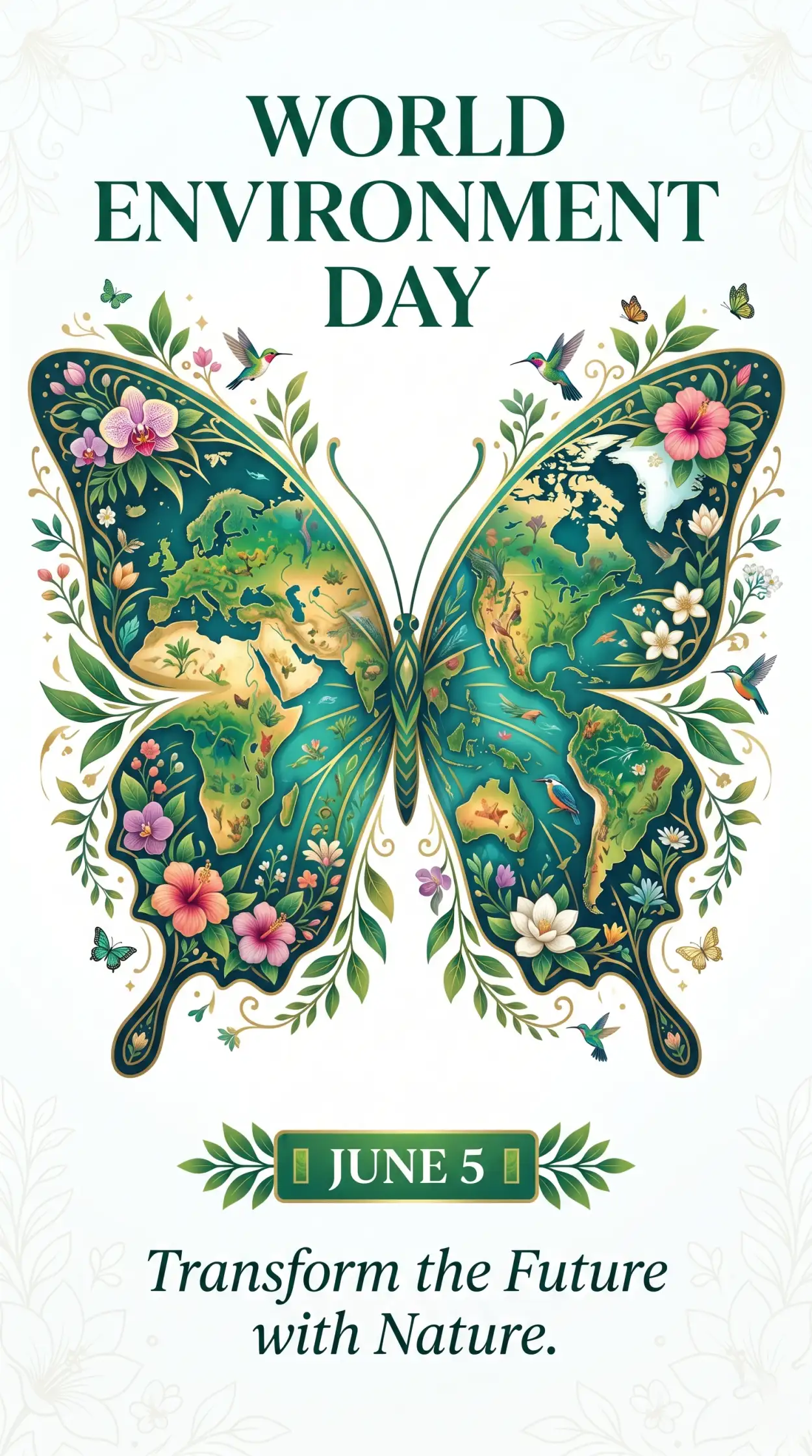 Free Download World Environment Day 2026 Theme Greeting Card - High Quality World Environment Day Theme 2026 Image
