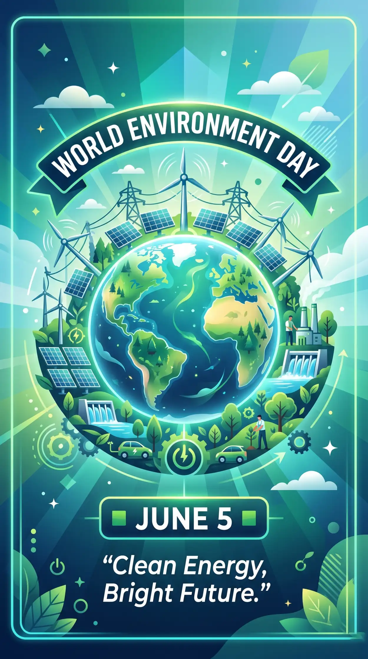 Free Download World Environment Day 2026 Theme Printable Poster - High Quality World Environment Day Theme 2026 Image