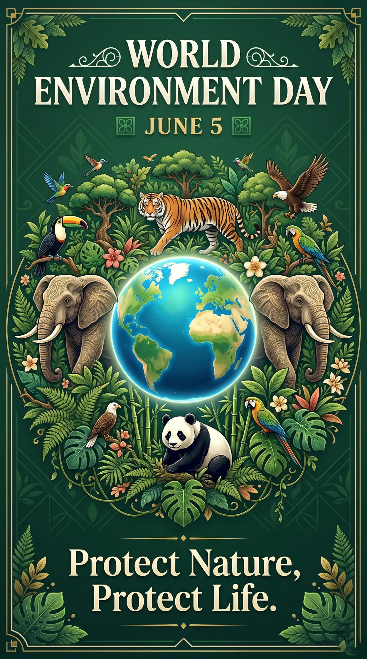 Free Download World Environment Day 2026 Theme Wallpaper - High Quality World Environment Day Theme 2026 Image