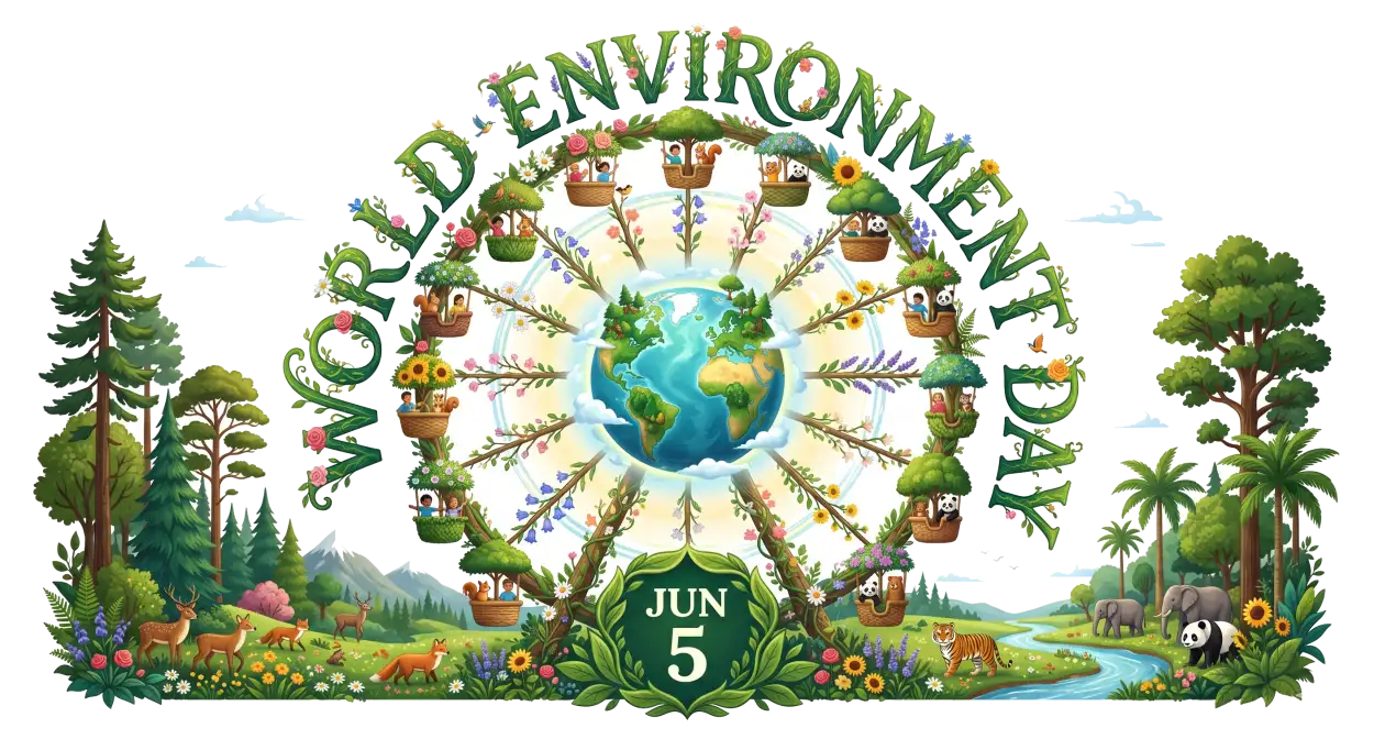 Free Download World Environment Day Banner Png 2 - High Quality World Environment Png Transparent Background Transparent PNG