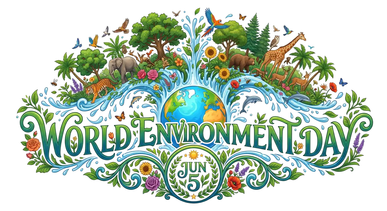 Free Download World Environment Day Emblem Png - High Quality World Environment Png Transparent Background Transparent PNG