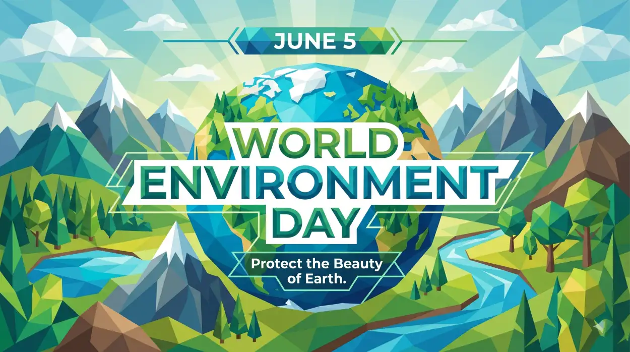 Free Download World Environment Day Poster Ideas With Colorful Eco Artwork - High Quality World Environment Day Poster Ideas 2026 Image