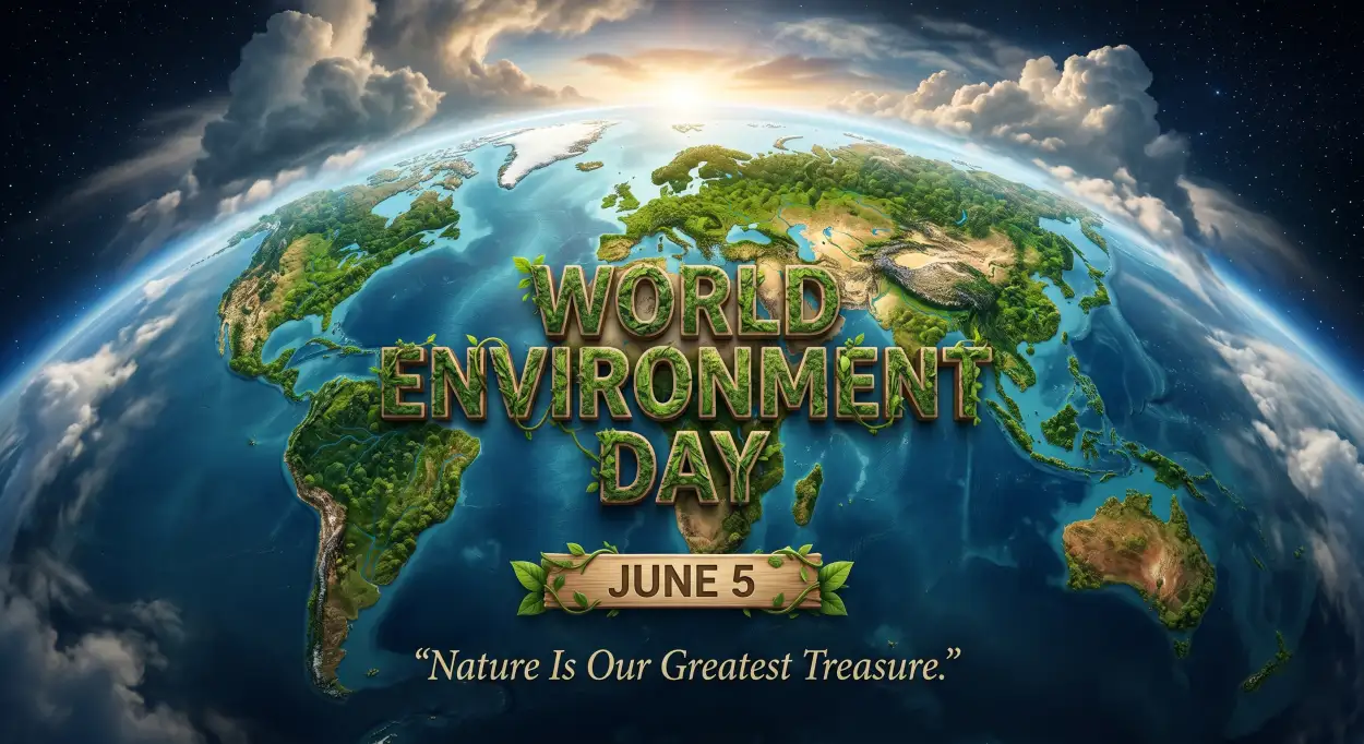 Free Download World Environment Day Poster Ideas With Eco Friendly Earth Artwork - High Quality World Environment Day Poster Ideas 2026 Image