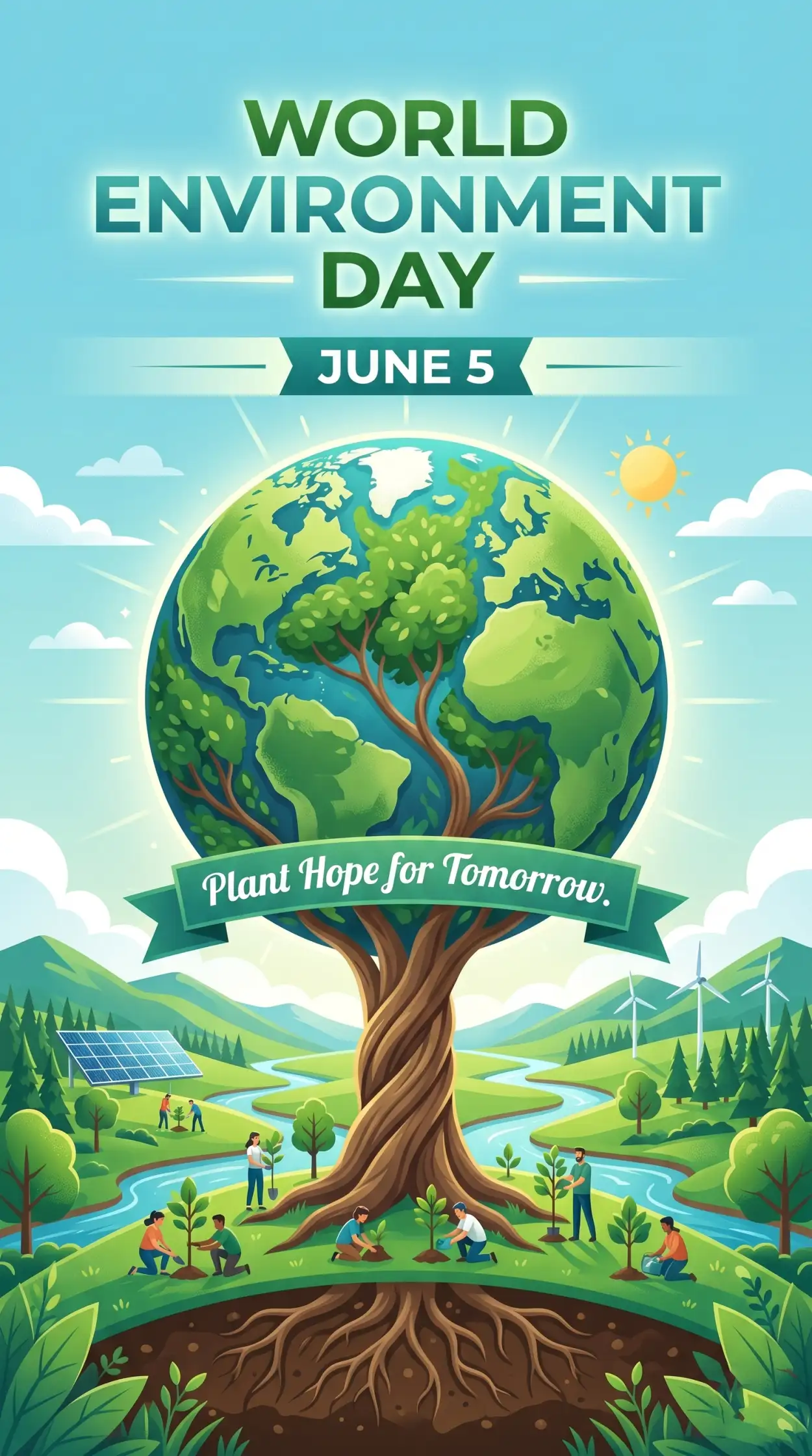 Free Download World Environment Day Poster Ideas With Environmental Quotes - High Quality World Environment Day Poster Ideas 2026 Image