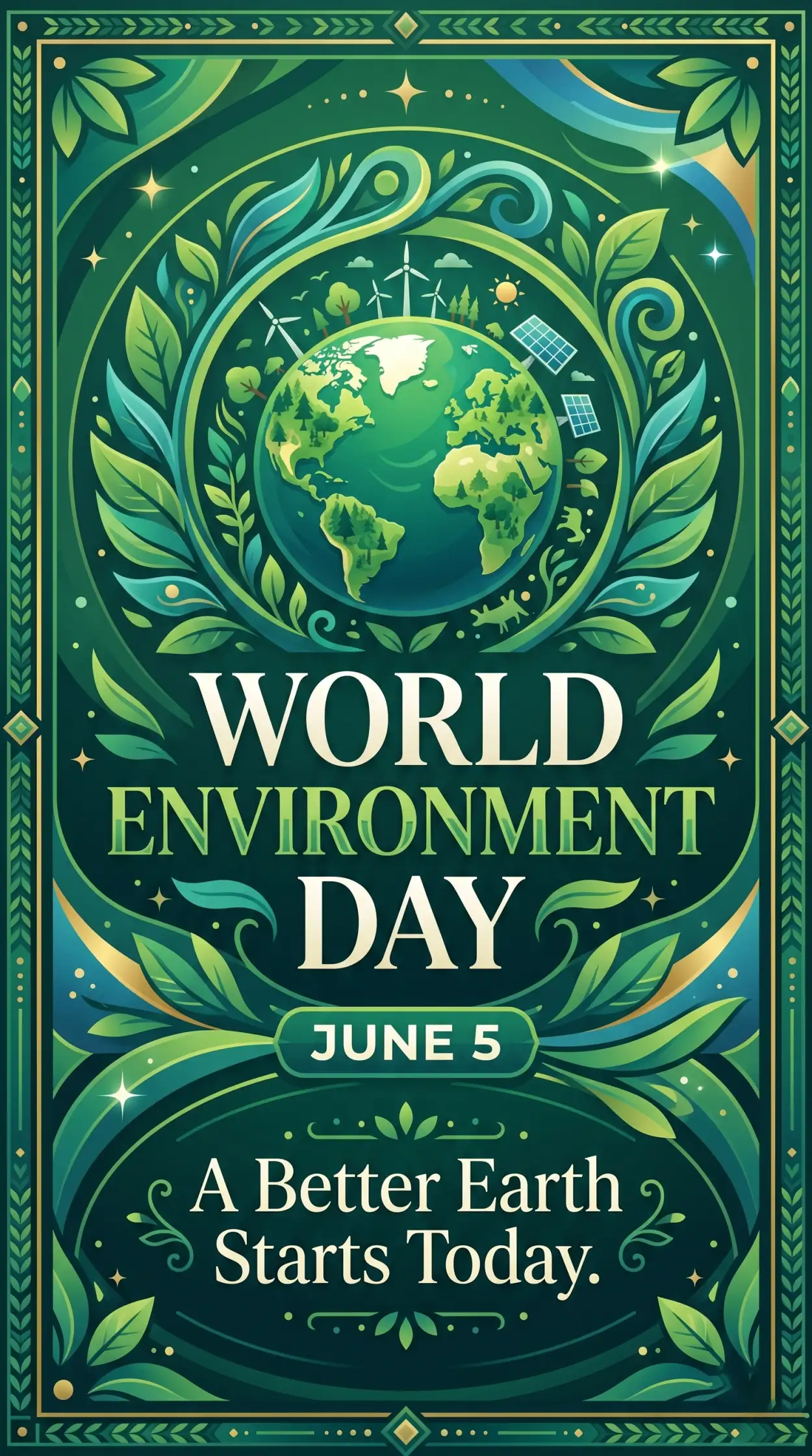 Free Download World Environment Day Poster Ideas With Environmental Sustainability Graphics - High Quality World Environment Day Poster Ideas 2026 Image