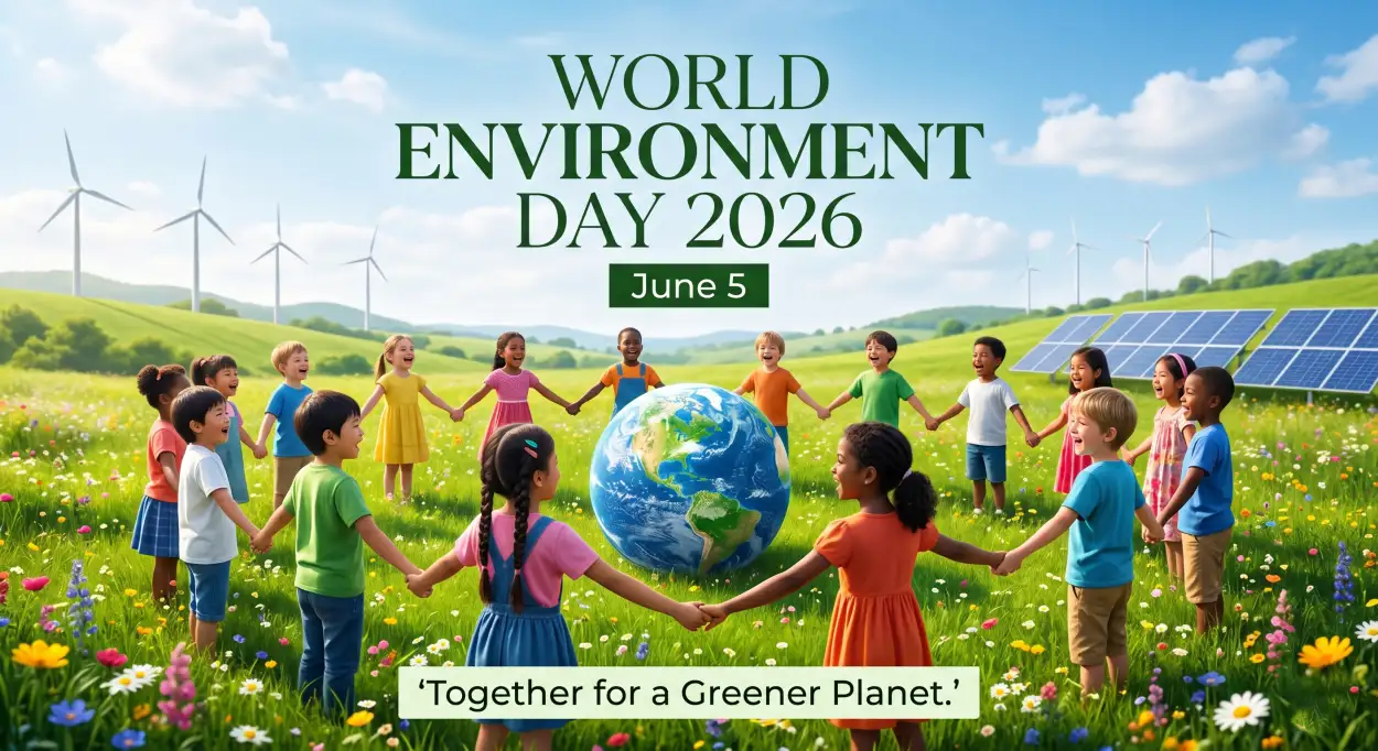 Free Download World Environment Day Poster Ideas With Green Planet Campaign - High Quality World Environment Day Poster Ideas 2026 Image