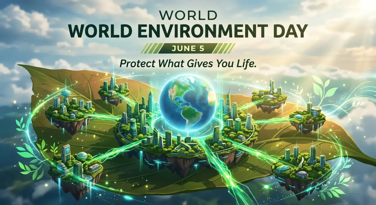 Free Download World Environment Day Poster Ideas With Planet Protection Awareness - High Quality World Environment Day Poster Ideas 2026 Image