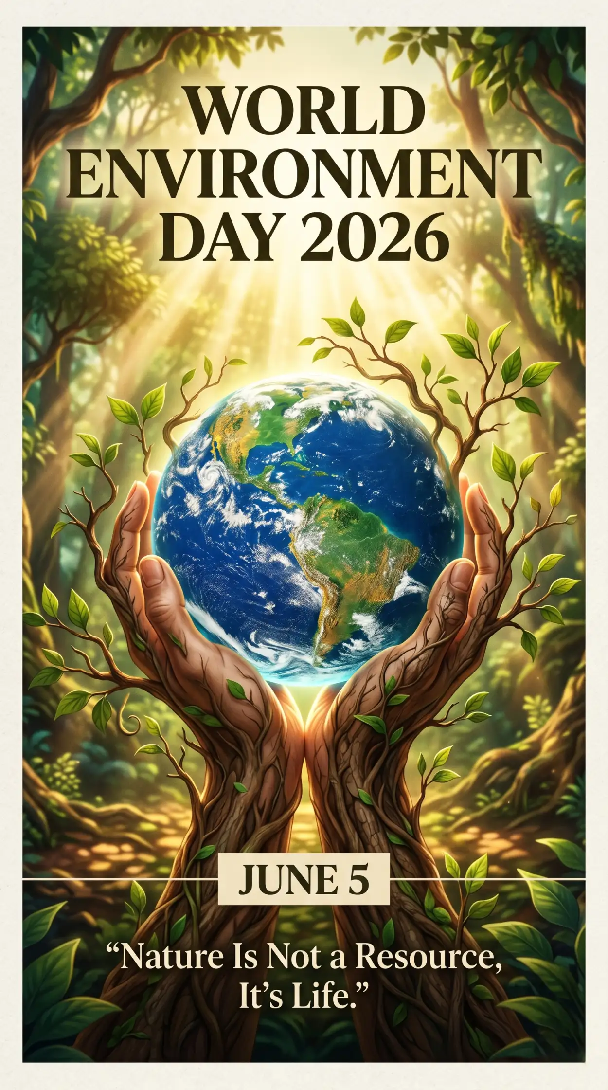 Free Download World Environment Day Poster Ideas With Slogans 2026 - High Quality World Environment Day Poster Ideas 2026 Image