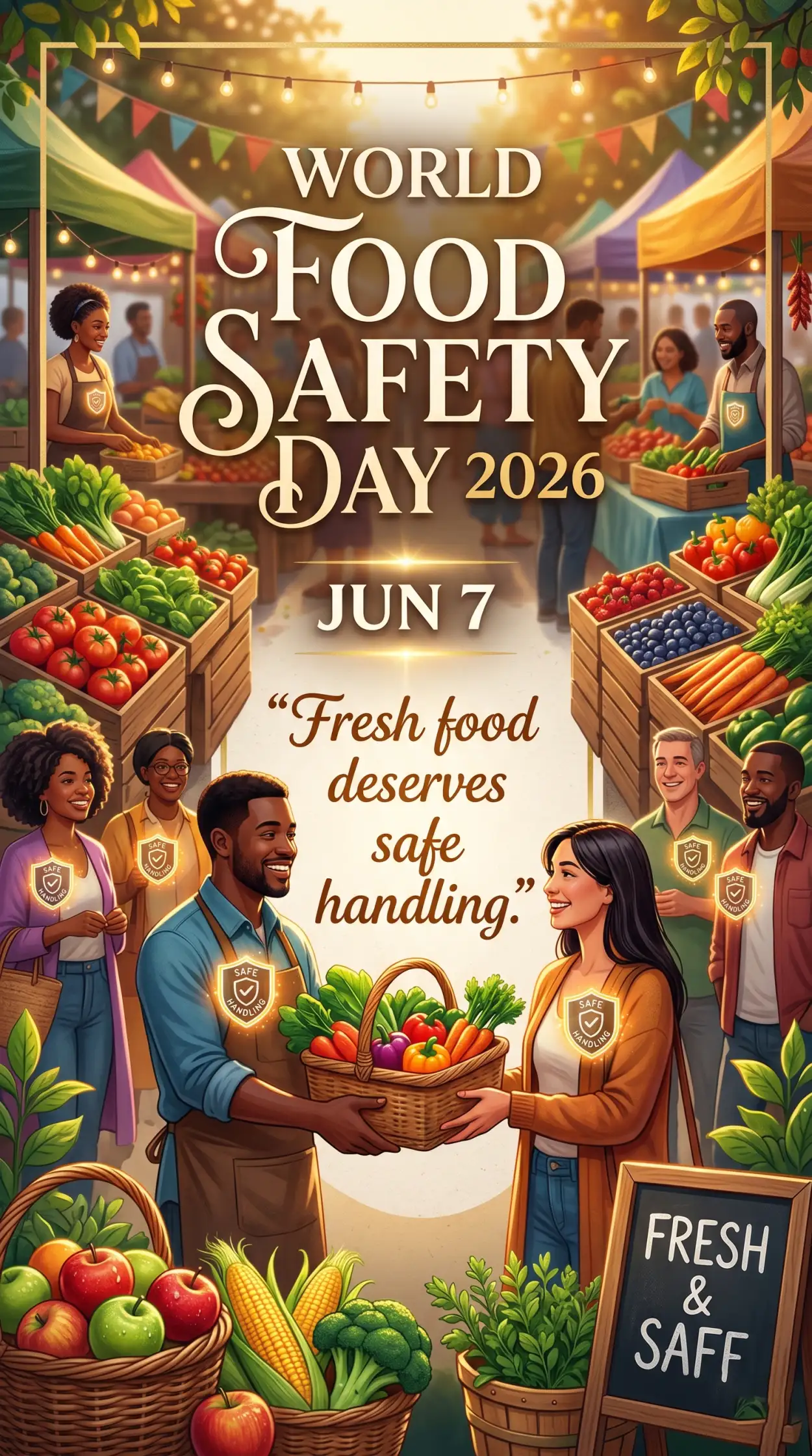 Free Download World Food Safety Day 2026 Facebook Post Images - High Quality World Food Safety Day 2026 Image