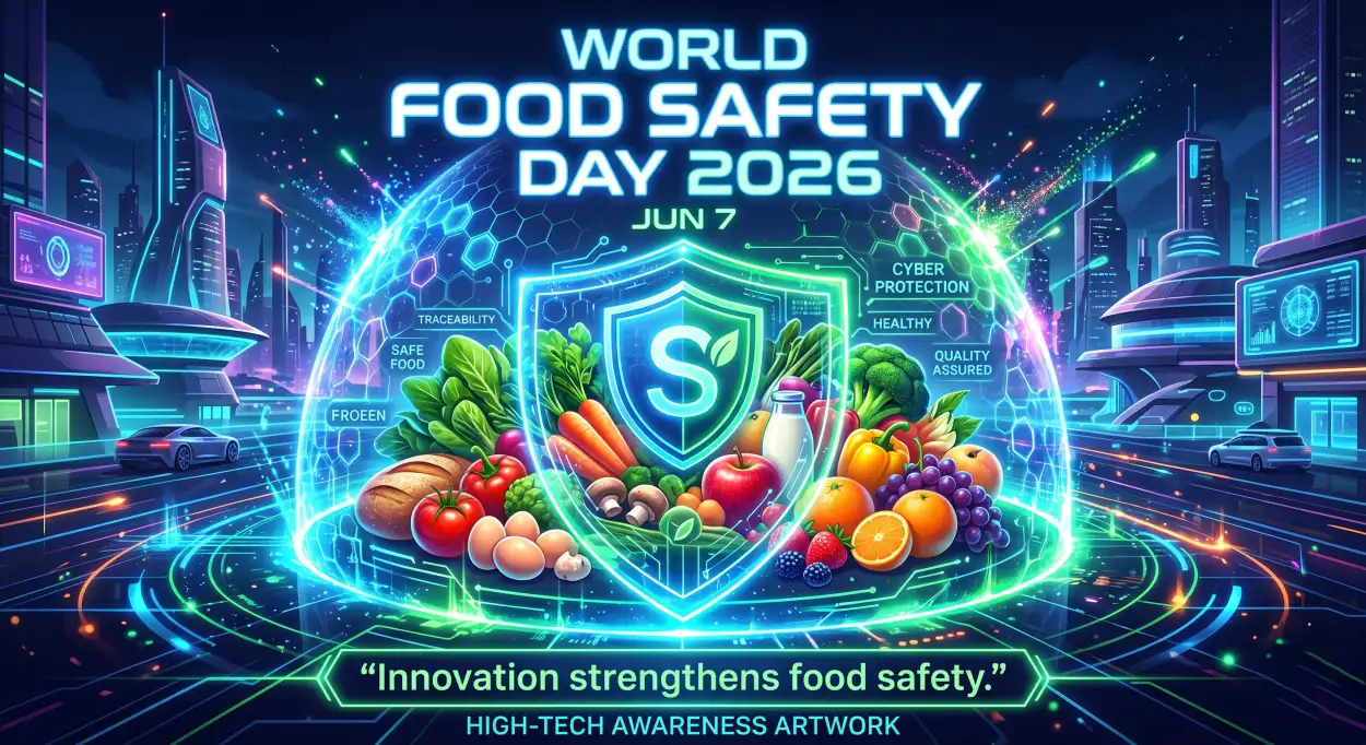 Free Download World Food Safety Day 2026 Food Industry Banner - High Quality World Food Safety Day 2026 Image