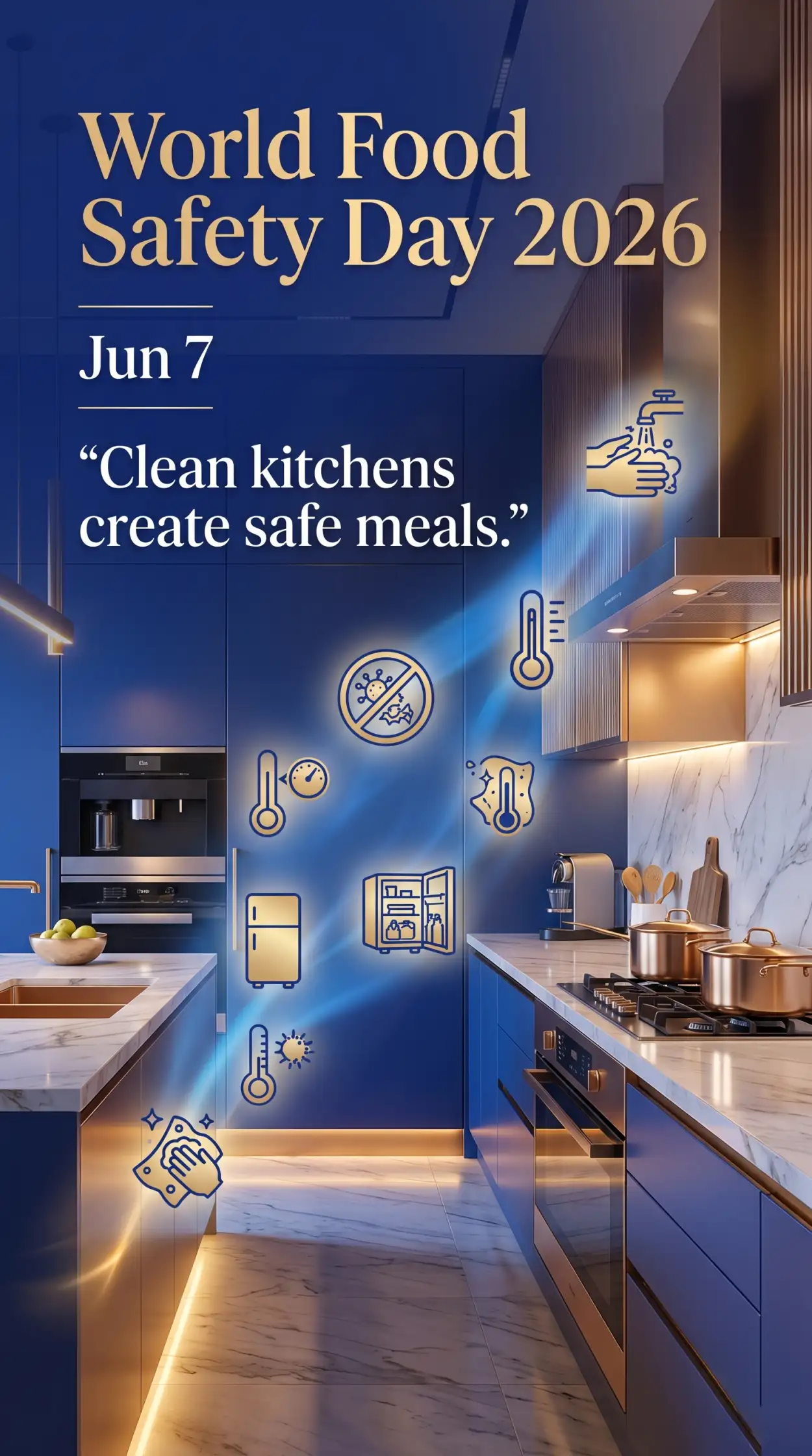 Free Download World Food Safety Day 2026 Kitchen Hygiene Images - High Quality World Food Safety Day 2026 Image