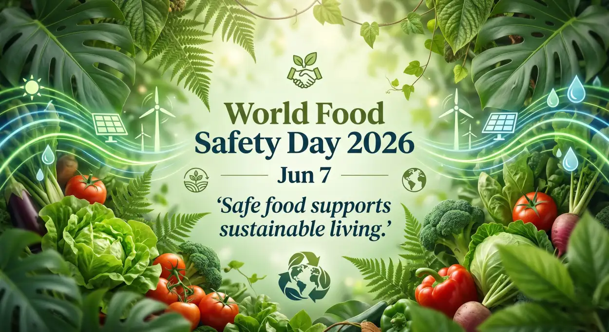 Free Download World Food Safety Day 2026 Png Transparent Background - High Quality World Food Safety Day 2026 Transparent PNG