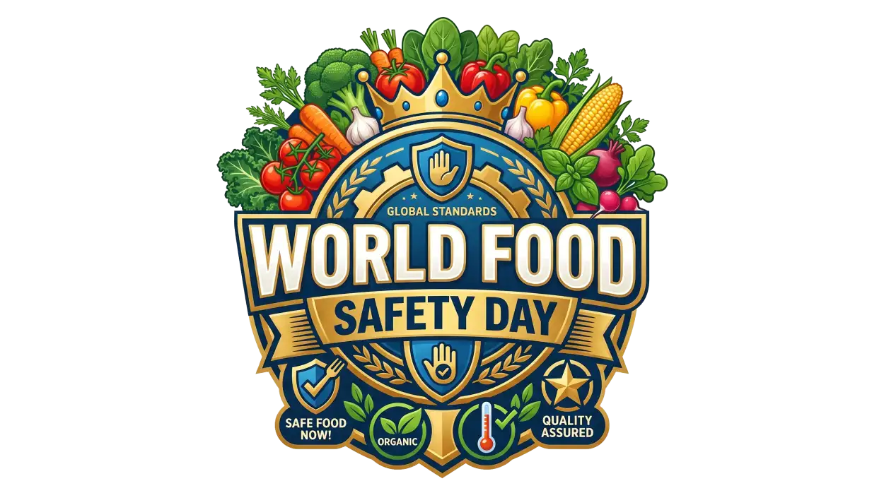 Free Download World Food Safety Day Badge Png Image - High Quality World Food Safety Day Png Transparent PNG