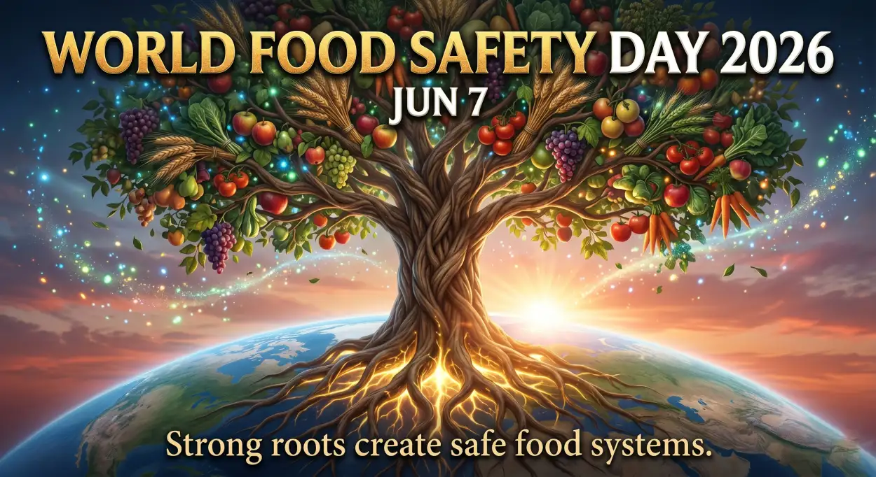 Free Download World Food Safety Day Banner Png Transparent - High Quality World Food Safety Day 2026 Transparent PNG
