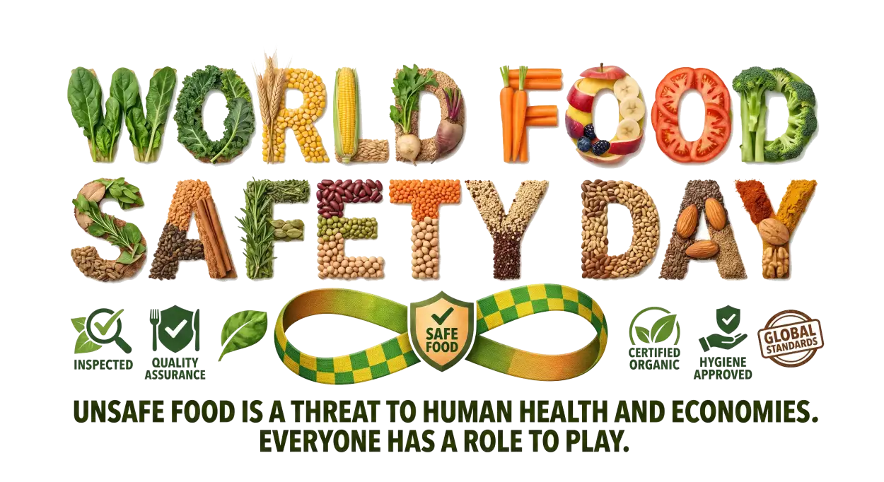Free Download World Food Safety Day Campaign Poster Png - High Quality World Food Safety Day Png Transparent PNG
