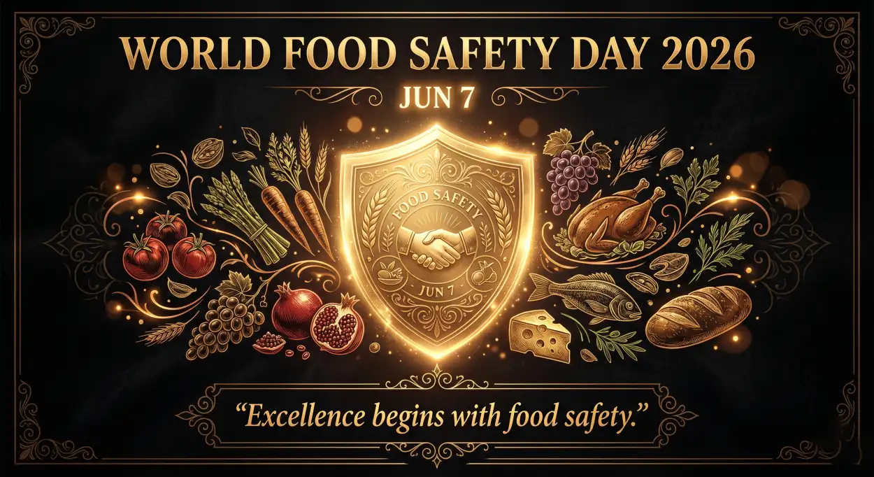 Free Download World Food Safety Day Editable Png Template - High Quality World Food Safety Day 2026 Transparent PNG