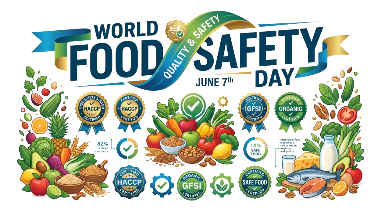 Free Download World Food Safety Day Poster Png Transparent Background - High Quality World Food Safety Day Png Transparent PNG