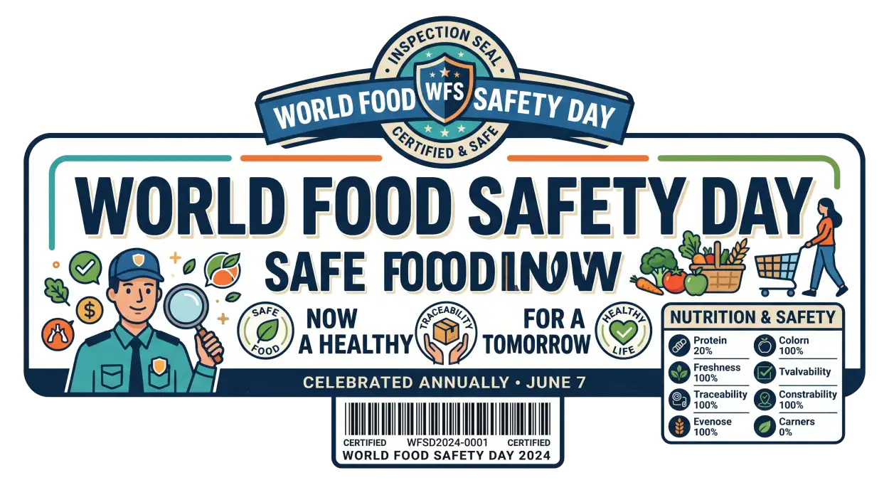 Free Download World Food Safety Day Sticker Png Transparent - High Quality World Food Safety Day Png Transparent PNG