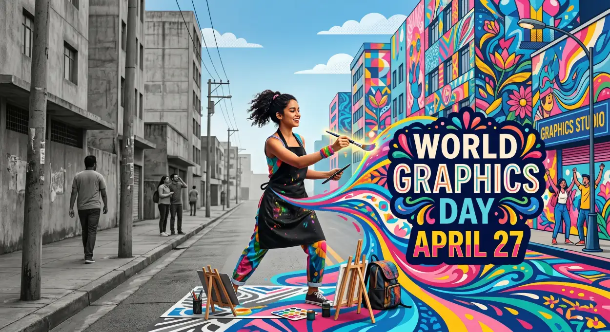 Free Download World Graphics Day Banner Design 2026 - High Quality World Graphics Day 2026 Image