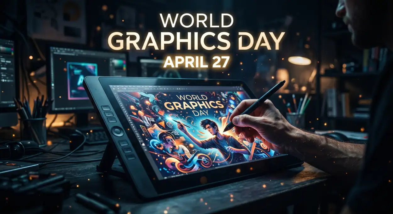Free Download World Graphics Day Creative Templates Free - High Quality World Graphics Day 2026 Image
