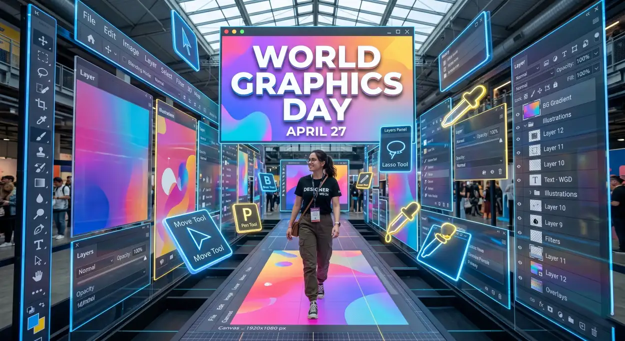 Free Download World Graphics Day Design Trends 2026 - High Quality World Graphics Day 2026 Image