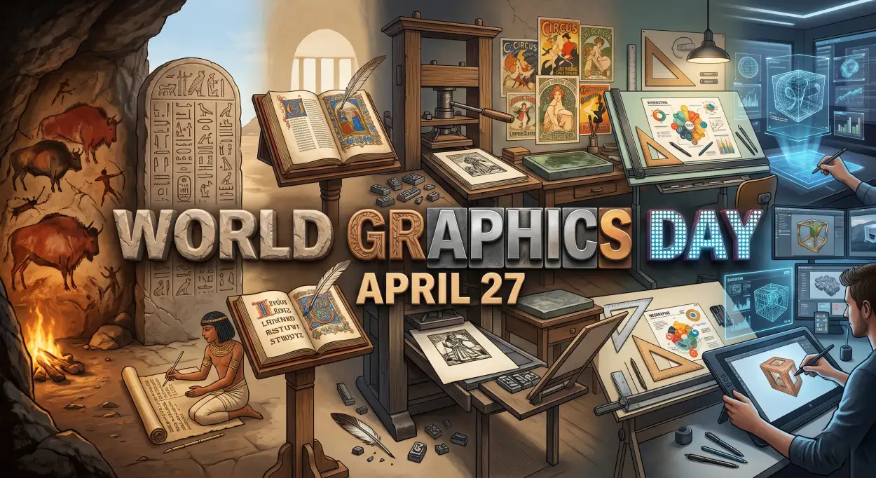 Free Download World Graphics Day Drawing Ideas - High Quality World Graphics Day 2026 Image